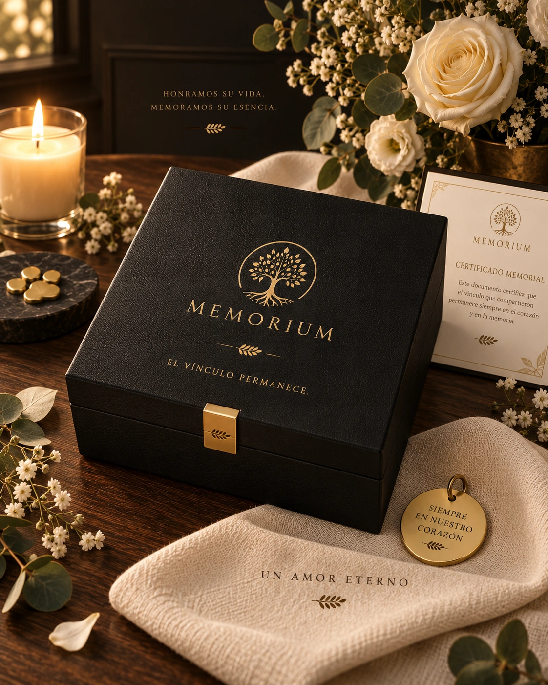 Caja memorial MEMORIUM