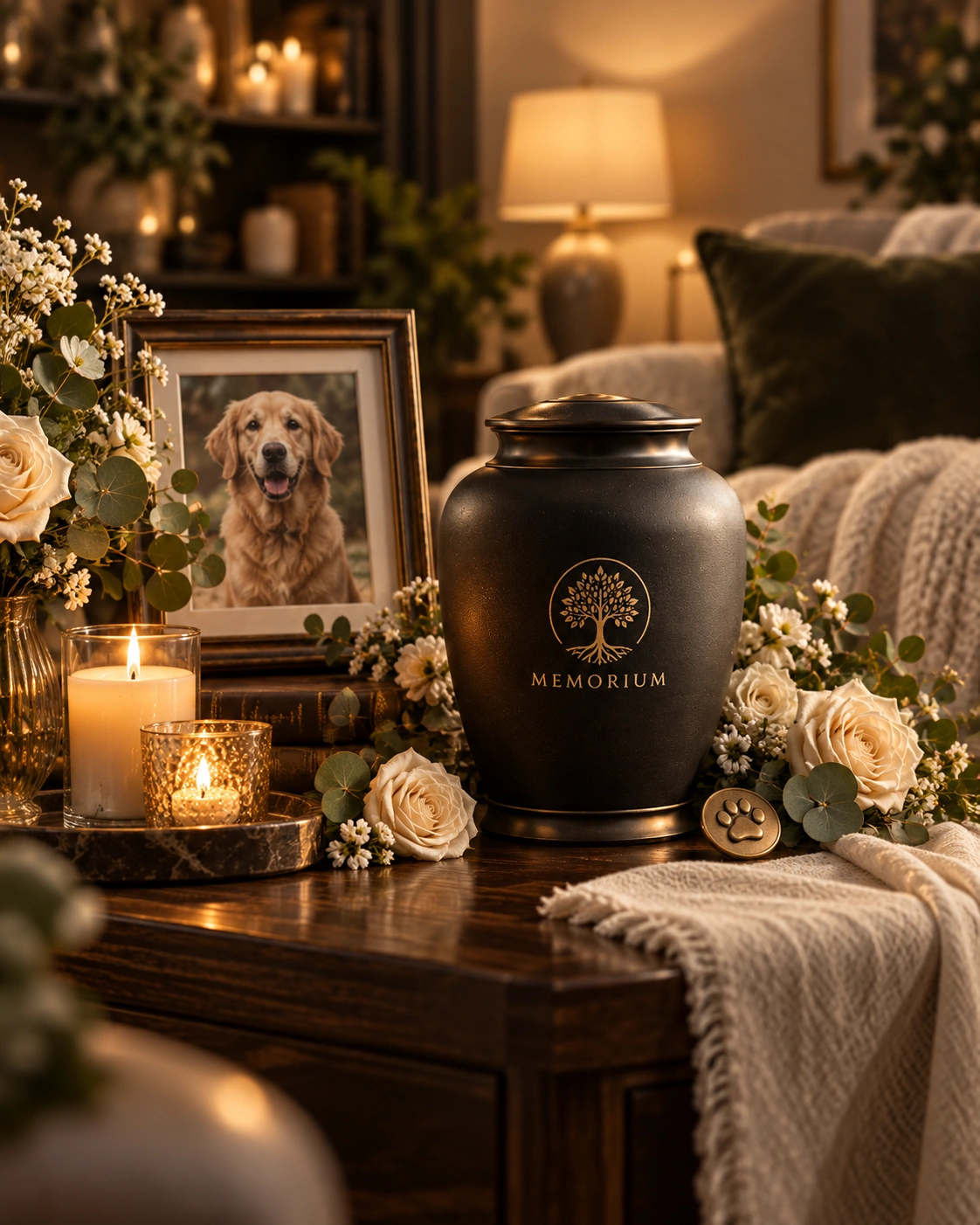 Homenaje íntimo MEMORIUM en un hogar